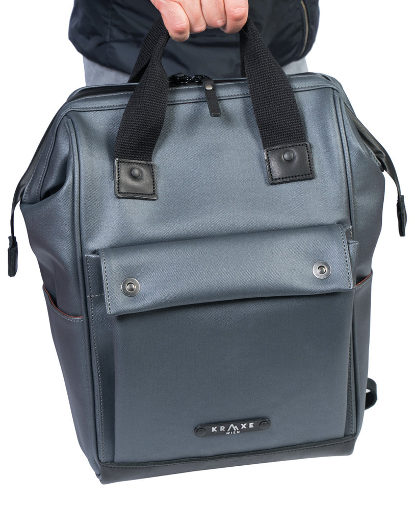 Prater Silber - Backpack | Kraxe Wien - Premium Handcrafted Backpacks